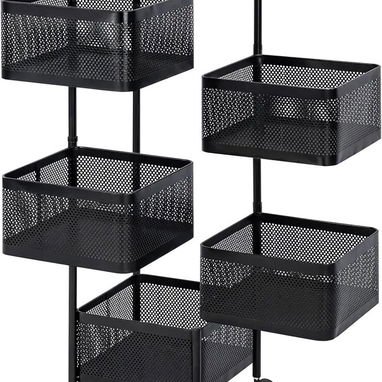 Estante de niveles giratorios 💵Precio: 55USD 🔒Material: Metal ➕Color: Negro - 3/8