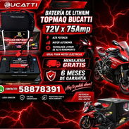 ✨️Baterias de lithium Topmaq,6 meses de garantía.Mensajeria gratis.✨️ Topmaq 72vol x 75amp. - Img 58155911