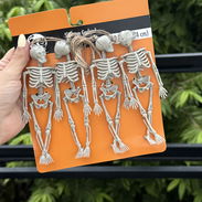 Cordel de calaveras 155cm largo 4 esqueletos (REBAJADOS) Hallowen decoración - Img 58199420