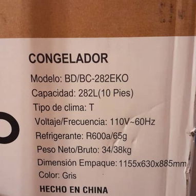 Nevera marca EKo de 10 pies - 2/2