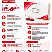 Fumarato ferroso 50 tab $1300 - Img 55082236
