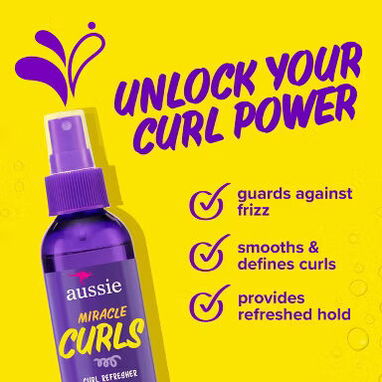 Definidor de Rizos - Aussie Miracle Curls – Spray Refrescante y Definidor de Rizos con Aceite de Coco - 5/5