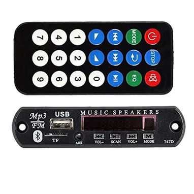 Reproductora MP3 sirve para carro , motos y  equipos de musica tiene para  blutu, memoria usb y tarjetica - Img 118467203