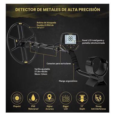Detector de metales de alta precisión . - Img 122873027