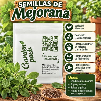 Semillas para sembrar patio y jardín 🪴 - 9/10