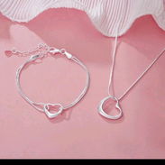 Conjunto de cadena de plata mas manilla de plata - Img 55753656