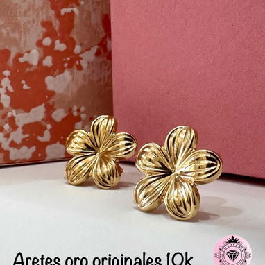 Aretes originales Oro 10K. El precio varía según el modelo. LM joyería. Garantía en su compra - Img 121566487