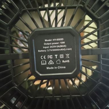 Ventilador recargable HY 8505D - Img 123909297