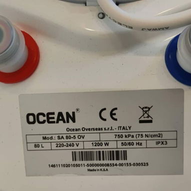 🔥 Calentador electrico Ocean  - ¡Agua Caliente para Toda la Familia! - Img 108485435