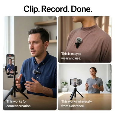 Micrófono Levalier para grabación de video - Micrófono iPhone y Android con grabación cristalina con USB-C 🌐 - Img 127567665