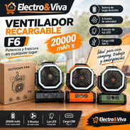 Ventilador recargable f6 - Img 57855087