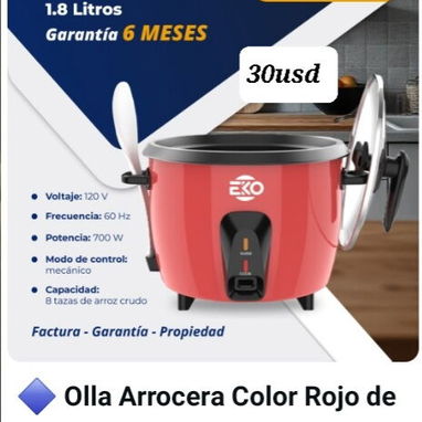 Olla Arrocera 1.8L (Marca EKO) - Img 126235452