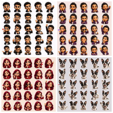 Pack de stickers personalizados para WhatsApp - Img 119981870