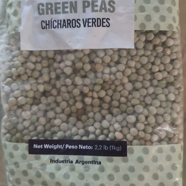 Chicharos verdes y amarillos, Frijoles Blancos y Lentejas ,Paquetes de 1kg Importados ,Ver Fotos ,Precio 1000cup ,contac - 5/6