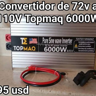 Baterias para motos ; carros y backups; Convertidores de 12 v a 110 v y de 72 v a 110 v - Img 124392818