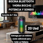 BOCINA BLUETOOTH 1HORA BOC242 POTENCIA Y SONIDO, Garantía de 7 días, Entrega por un mínimo costo adicional para toda La - Img 55268968