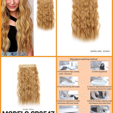 💖✨ ¡EXTENSIONES DE CABELLO NATURAL DE CLIPS! ✨💖 - 7/9