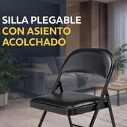 📢 Sillas plegables acojinadas, para decorar su hogar o negocio 🖤 Importadas. - Img 57305139