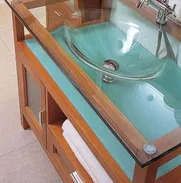 Muebles de baño completo espejo+lavamanos+llave mezcladora+herrajes+llegar y montar lujo todo - Img 50904461
