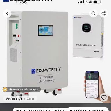 Se venden baterias e inversores solares nuevos en su wacal a muy buen precio no duden en llamar - 4/10