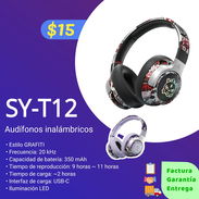 Audífonos inalámbricos SY-T12 estilo gaming/urbano - Img 55159863