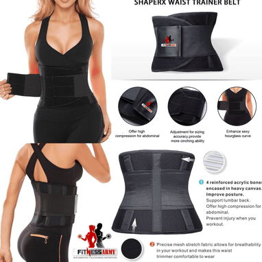 Faja de fuerza con doble ajuste y moldeadoras FITNESSARMY 58234161 - Img 86602059