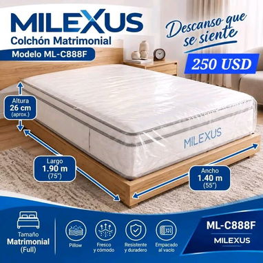 Colchones en venta máxima calidad y garantia transporte incluido - 5/10