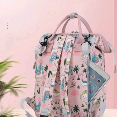 🎒 Mochila Pañalera Rosa – Estampada – 25 USD ¡Mejores precios y calidad conmigo! - 5/6