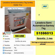 MV-613-Lavadoras Semi-Automática .....51596013....Mensajeria Costo Adicional - Img 55788401