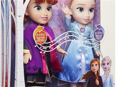 Frozen 2 Muñecas Anna y Elsa , es el Juego de Hermanas Cantantes, Las Muñecas cantan y hablan en Ingles - Img 35291563