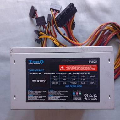 Fuente 500 Watt como nueva - 2/2