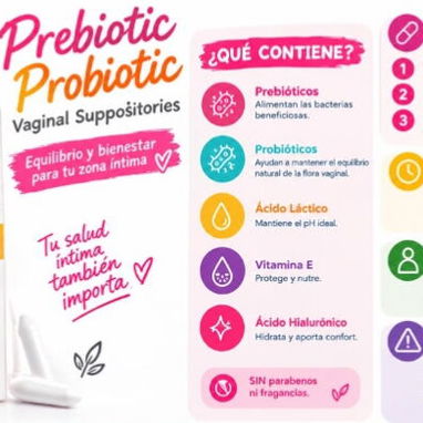 óvulos vaginales VH Essentials Prebiotic + Probiotic - 2/2