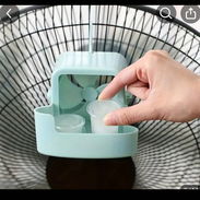 Pequeño ventilador con vasitos para hielo para poner delante del ventilador - Img 54380550