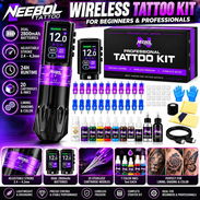 Kit de Tatuaje Inalámbrico Neebol Completo - Img 57975159