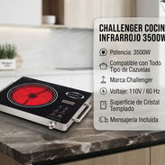 Cocina Infrarroja Challenger 3500W 🛒 $60 USD 🚚 Envío Gratis 🧾 Con Factura y Garantía | ¡Para Todo Tipo de Cazuelas! - Img 57854151