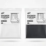 Cortina de Baño Home Fashion (180x180cm)" - BH - Ref: 180x180CM-1Pc - Img 55737513
