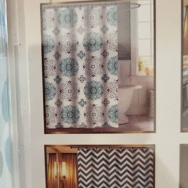 CORTINAS DE BAÑO + ESPONJA - 2/3