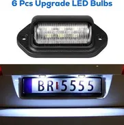 luz de chapa , LED de xenón de 12 V, 6 bombillas SMD, luz de etiqueta impermeable - Img main-image-49775299