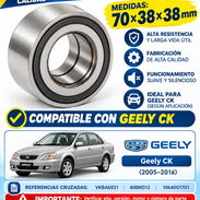 Juego de rodamientos delanteros de Geely CK 70x38x38 - Img 39389304