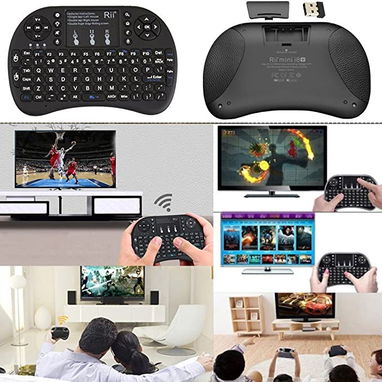 Mini teclado Retroiluminado inalámbrico con touchpad (ORIGINAL NEW) Rii i8+ -- 59103445 - Img 124274174