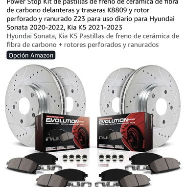 Discos y pastillas de frenos de Hyundai sonata y Kia - 2/3