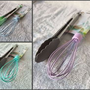 SET DE 2 UTENSILIOS DE COCINA (PINZAS + BATIDOR) (cv) - Img 53016034