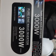 Inversor Q7 12v 120v 3000w nuevos ideales para lavadora bomba de agua refrigerador televisor nevera y mas precio 165usd - Img 54564861