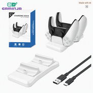 - Cargador doble mand PS5 carga rapida disponible - Img 56665357