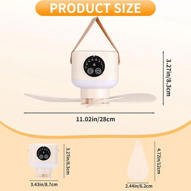Ventilador de techo recargable - 2/2