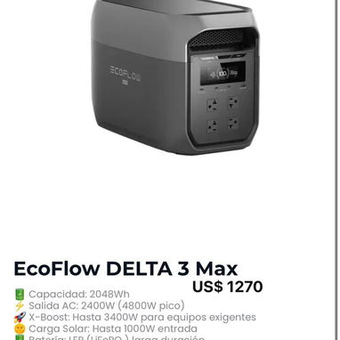 ECOFLOW NUEVAS EN CAJA - Img 122762669