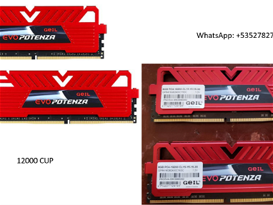 Se vende memoria RAM disipada de PC DDR4 16GB (2x8) - Img main-image