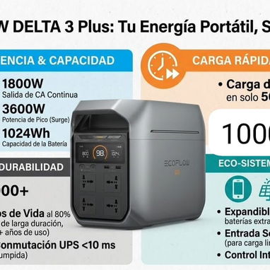 Respaldo energético: ecoflow, baterías, inversores, kit de montaje de paneles y mucho más - 7/10