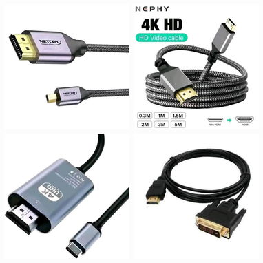 Cables(HDMI-Mini-Micro)DisplayPort,VGA, - Img 115497700