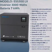 Kit Todo en Uno InfiniSolar 3 kW + Batería de Respaldo 7 kWh - Img 57921293
